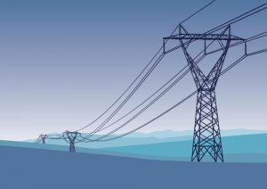power lines illustration